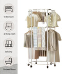 Rotating Floor Clothes Rack Two Colours Set | StorageOZ