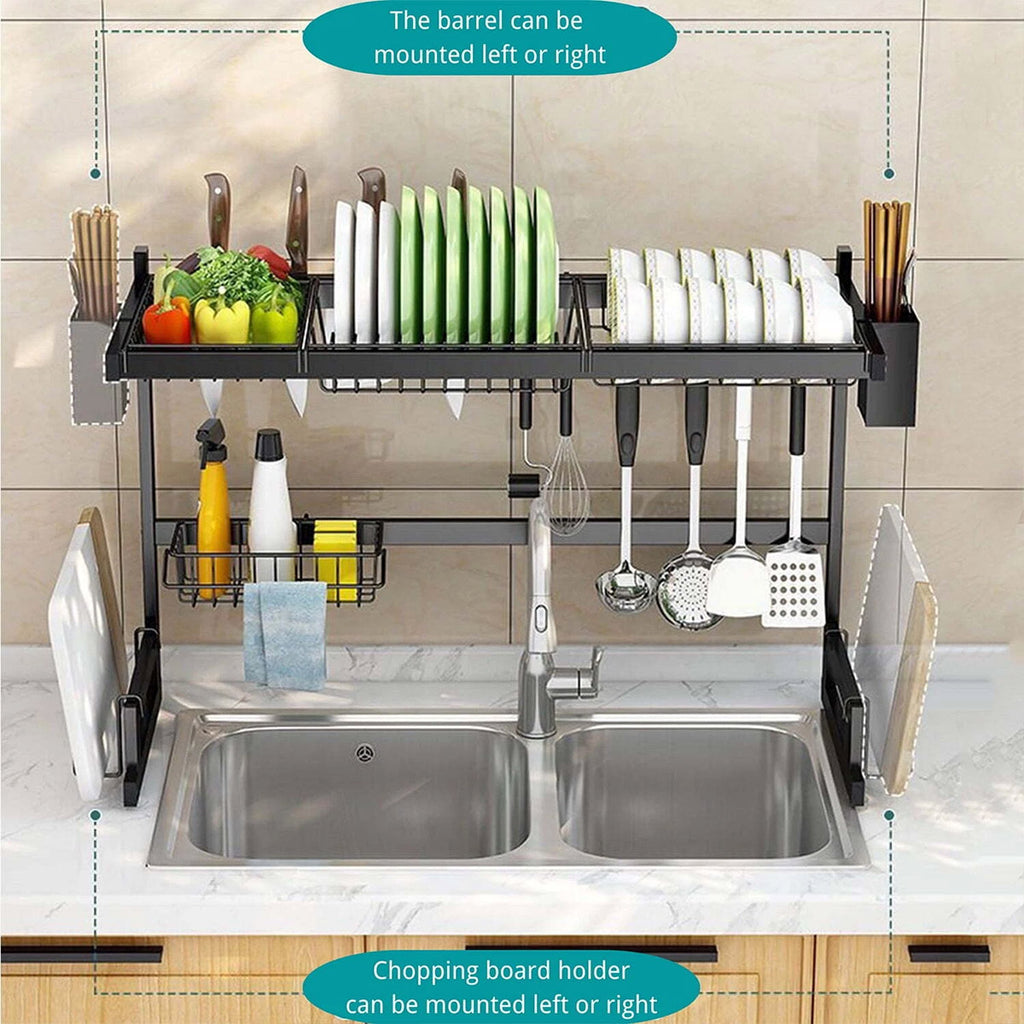 Over Sink Drain Rack Two Lengths Organiser | StorageOZ