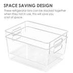 5 Pcs Clear Desk Boxes Two Sizes Organiser | StorageOZ