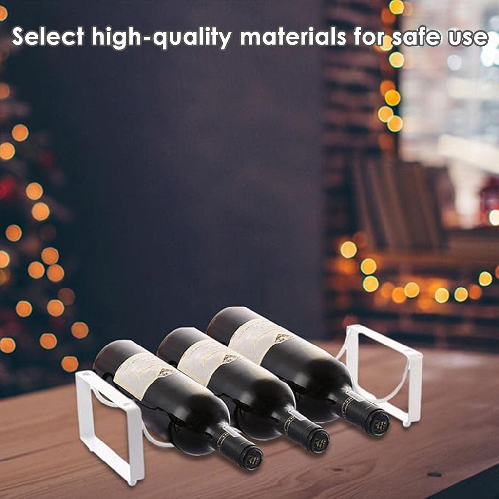 5 Bottle Iron Wine Rack Two Colours Rack | StorageOZ