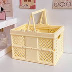 Foldable Plastic Storage Basket Four Colours | StorageOZ