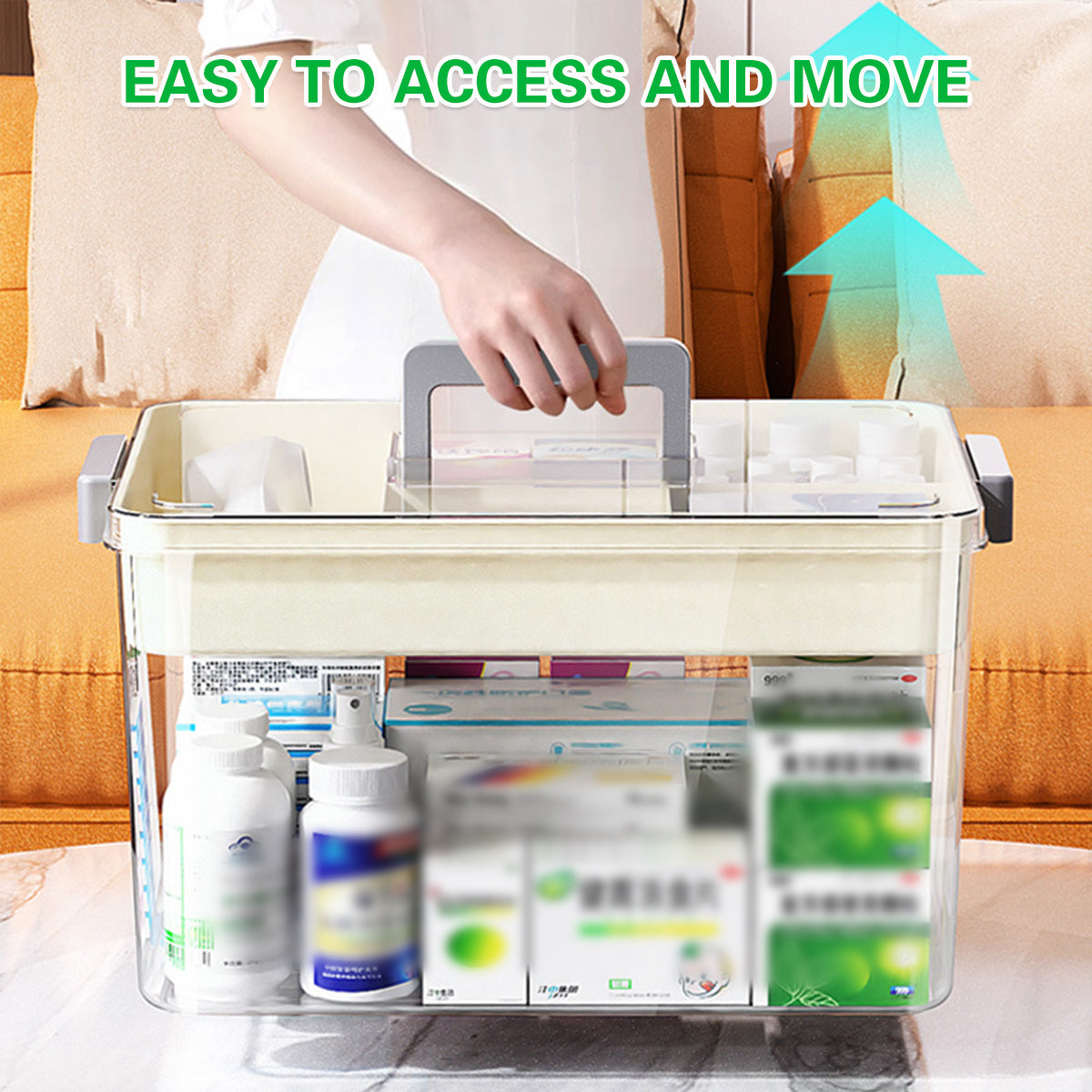 27cm First Aid Organiser Four Colours Set | StorageOZ