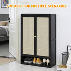 Black Entry Shoe Storage Cabinet Organiser | StorageOZ