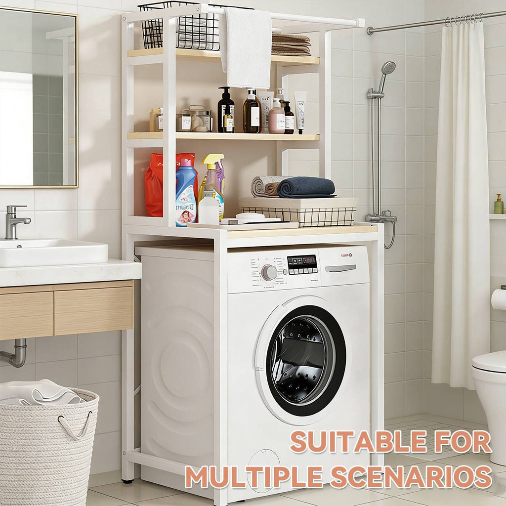 3 Tier Over Washer Rack Two Colours Rack | StorageOZ