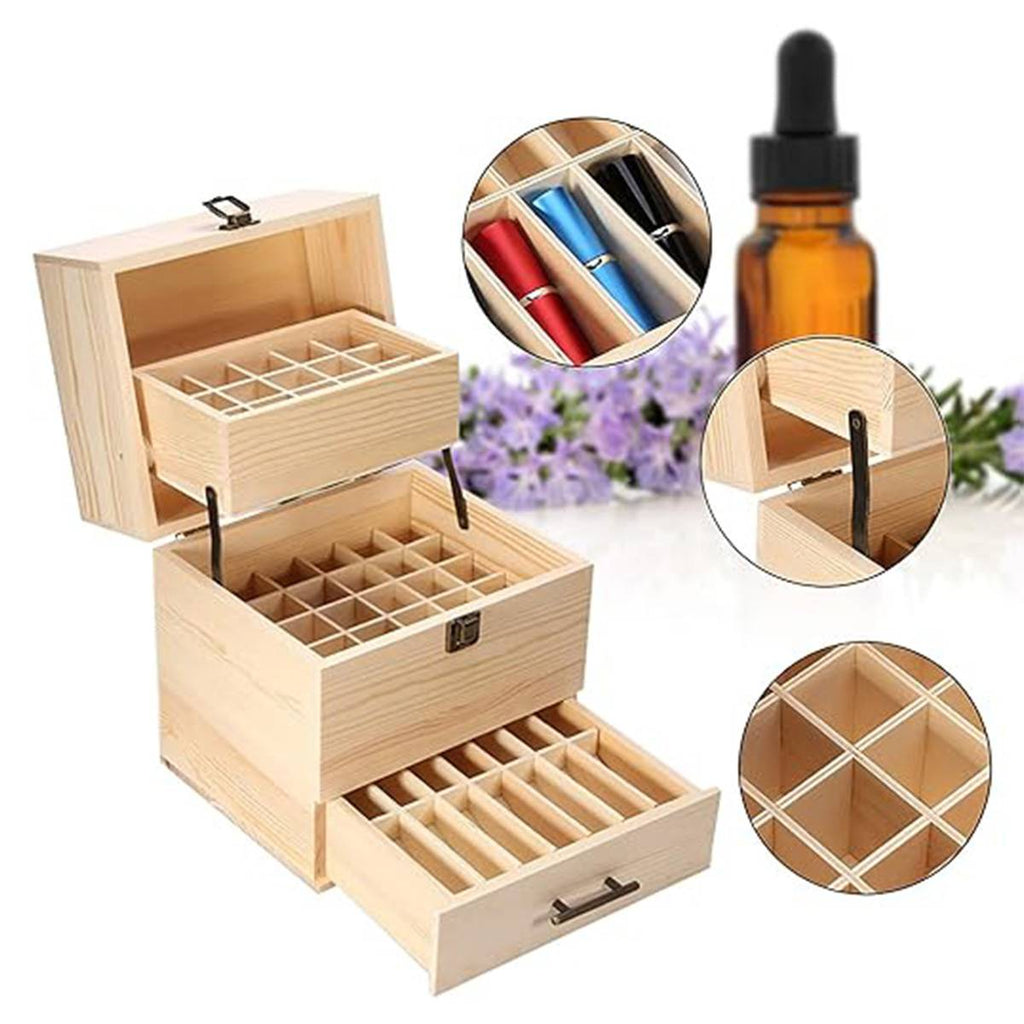 3 Tier Wooden Essential Oil Storage Box Set | StorageOZ