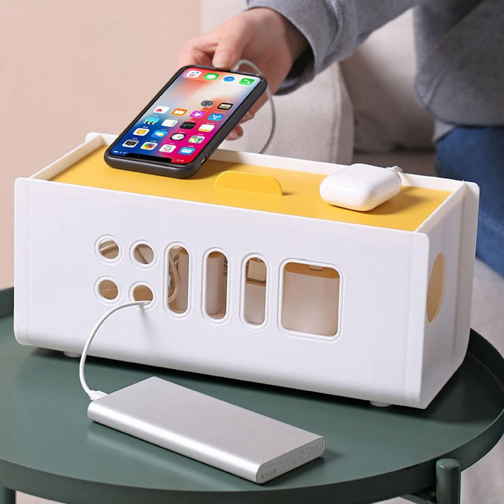 Cable Power Board Storage Box Two Colours | StorageOZ