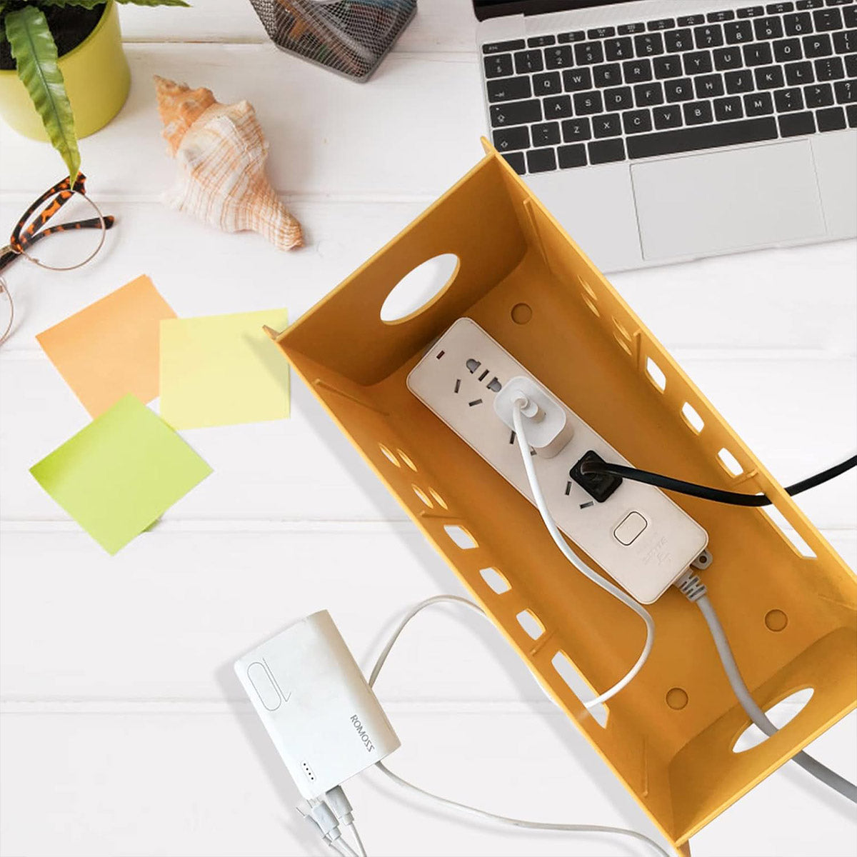 Cable Power Board Storage Box Two Colours | StorageOZ