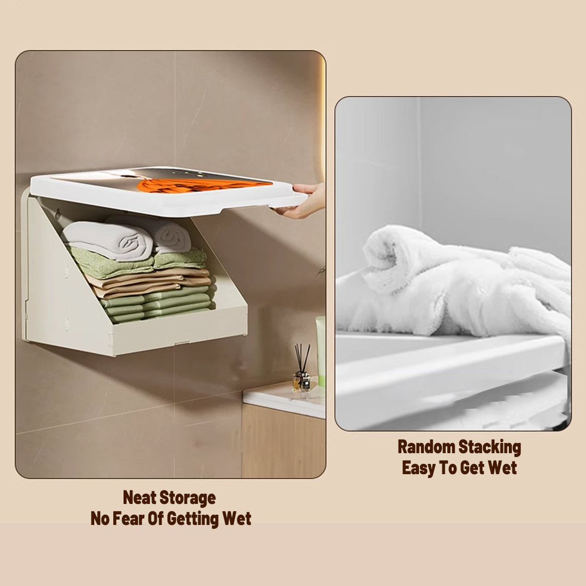 Wall Mural Bathroom Storage Box Six Prints | StorageOZ