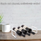 5 Bottle Iron Wine Rack Two Colours Rack | StorageOZ