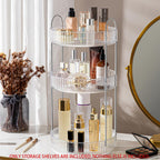 3 Tier Rotating Clear Rack Two Colours Set | StorageOZ