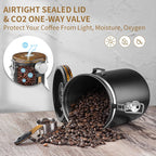 Coffee Canisters Two Sizes Kitchen Organiser | StorageOZ