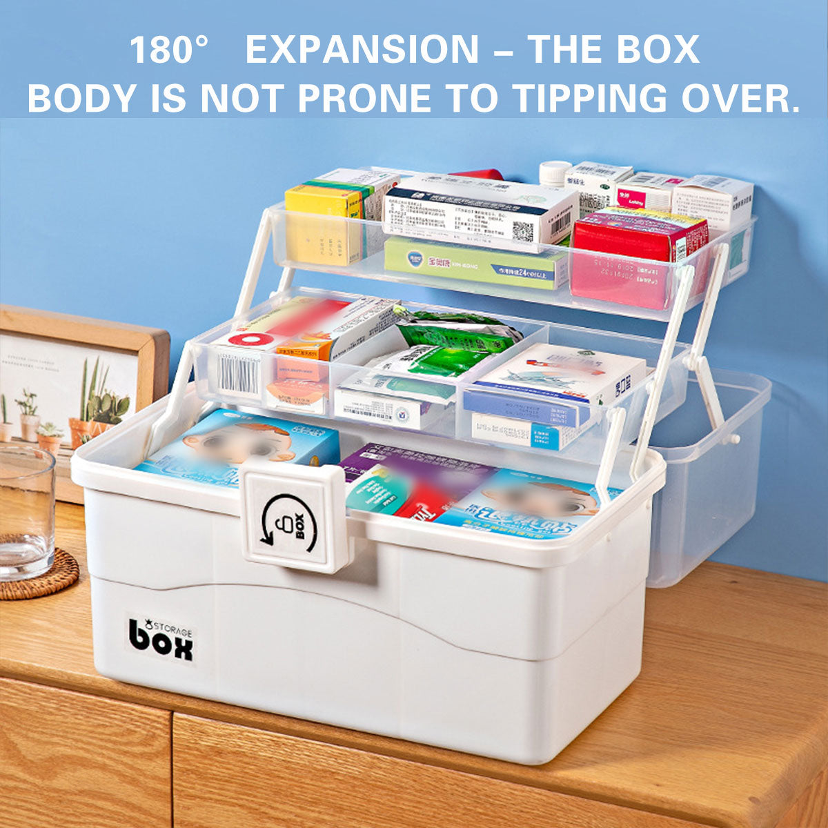 Medicine Boxes Two Sizes Home Organiser Set | StorageOZ