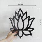 Lotus Shaped Wooden Wall Display Shelf Set | StorageOZ