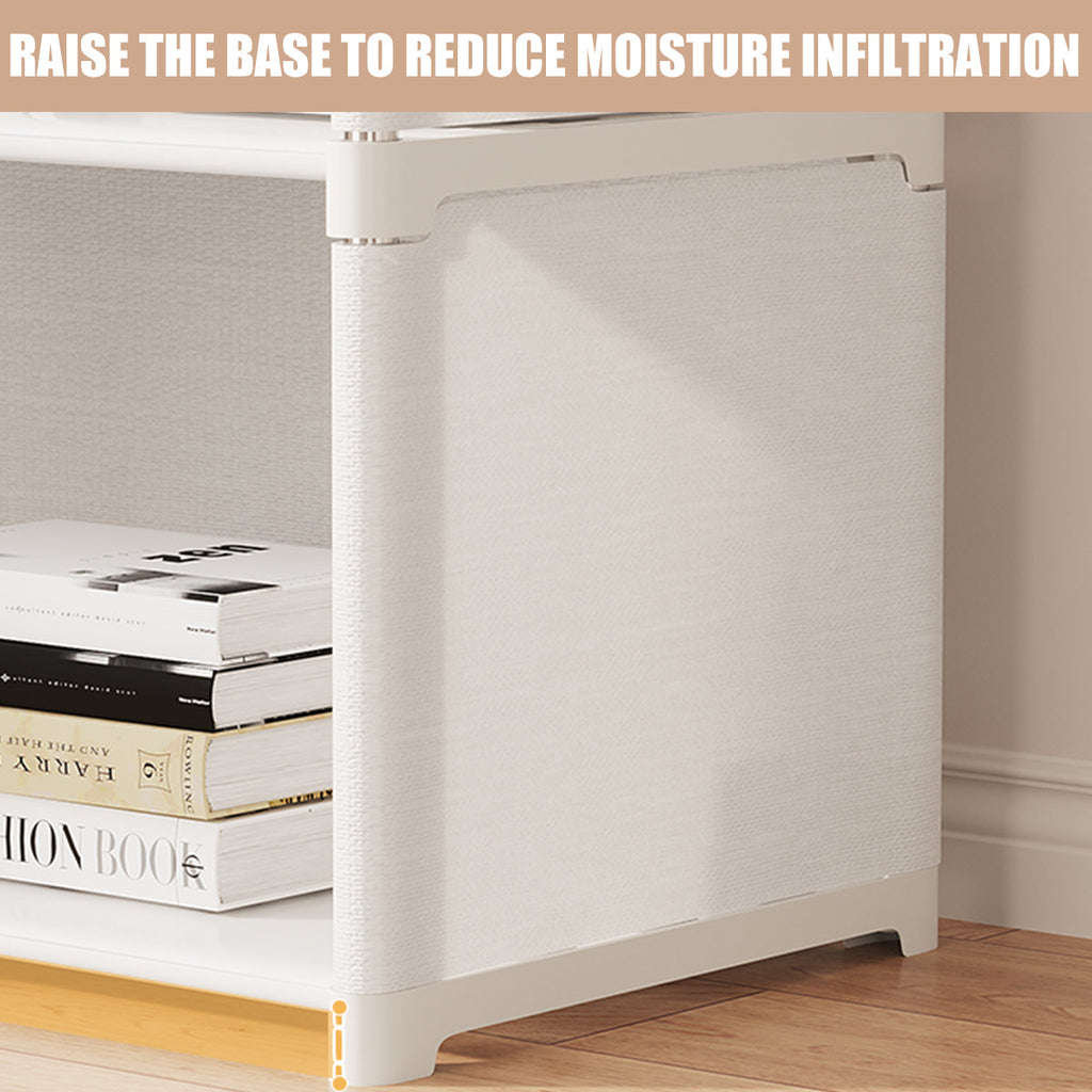 Curtained Modular Storage Shelf Four Layouts | StorageOZ