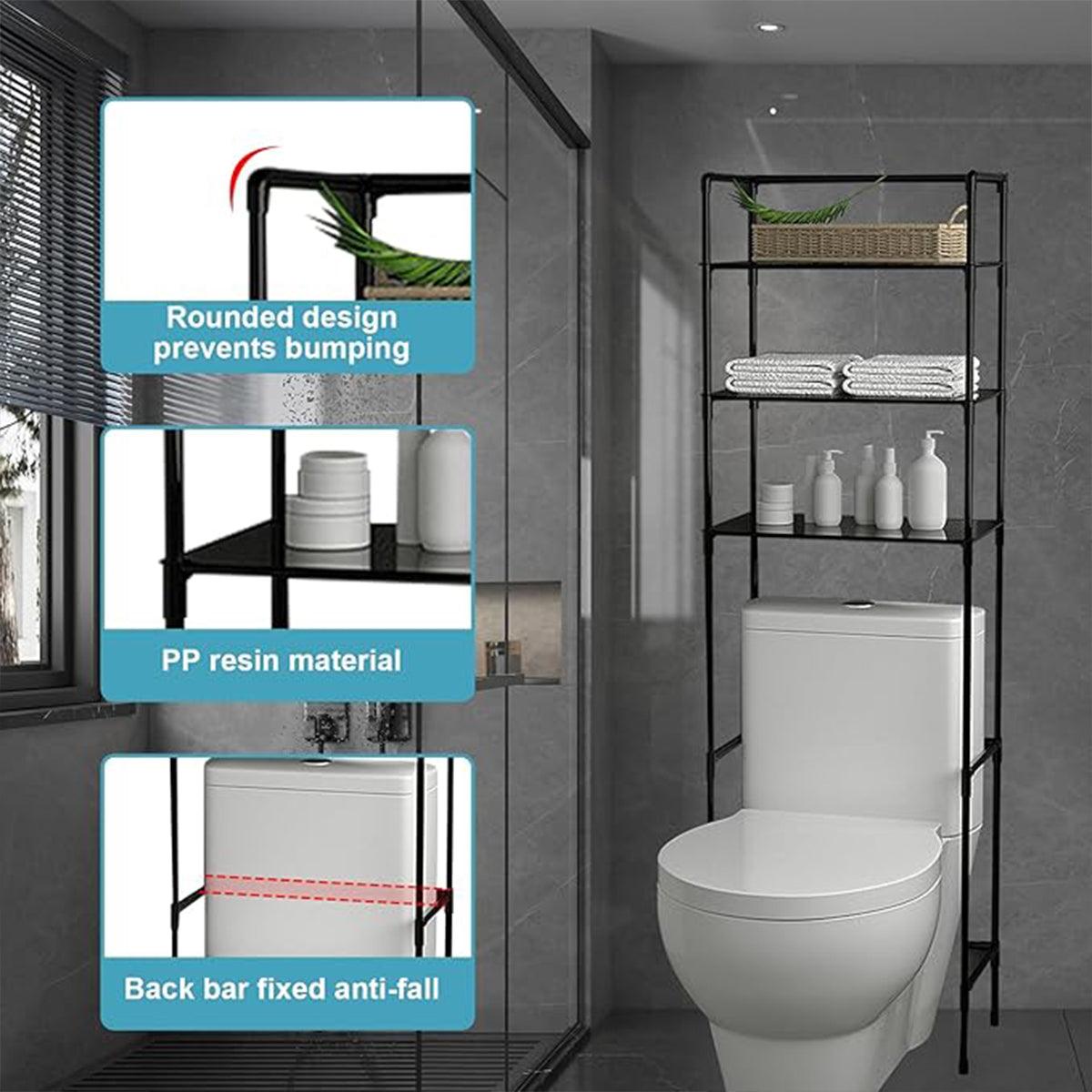 Over Toilet Storage Rack 59 Inch Two Colours | StorageOZ