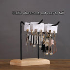 Iron Wood Jewellery Display Rack Two Colours | StorageOZ