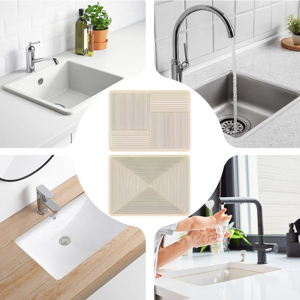 2 Pcs Absorbent Kitchen Pads 30x40 Two Types | StorageOZ