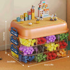 3 Layer Brick Storage Box Two Colours Set | StorageOZ