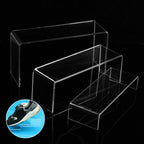 3 Pcs Acrylic Display Stand Shoe Rack Set | StorageOZ