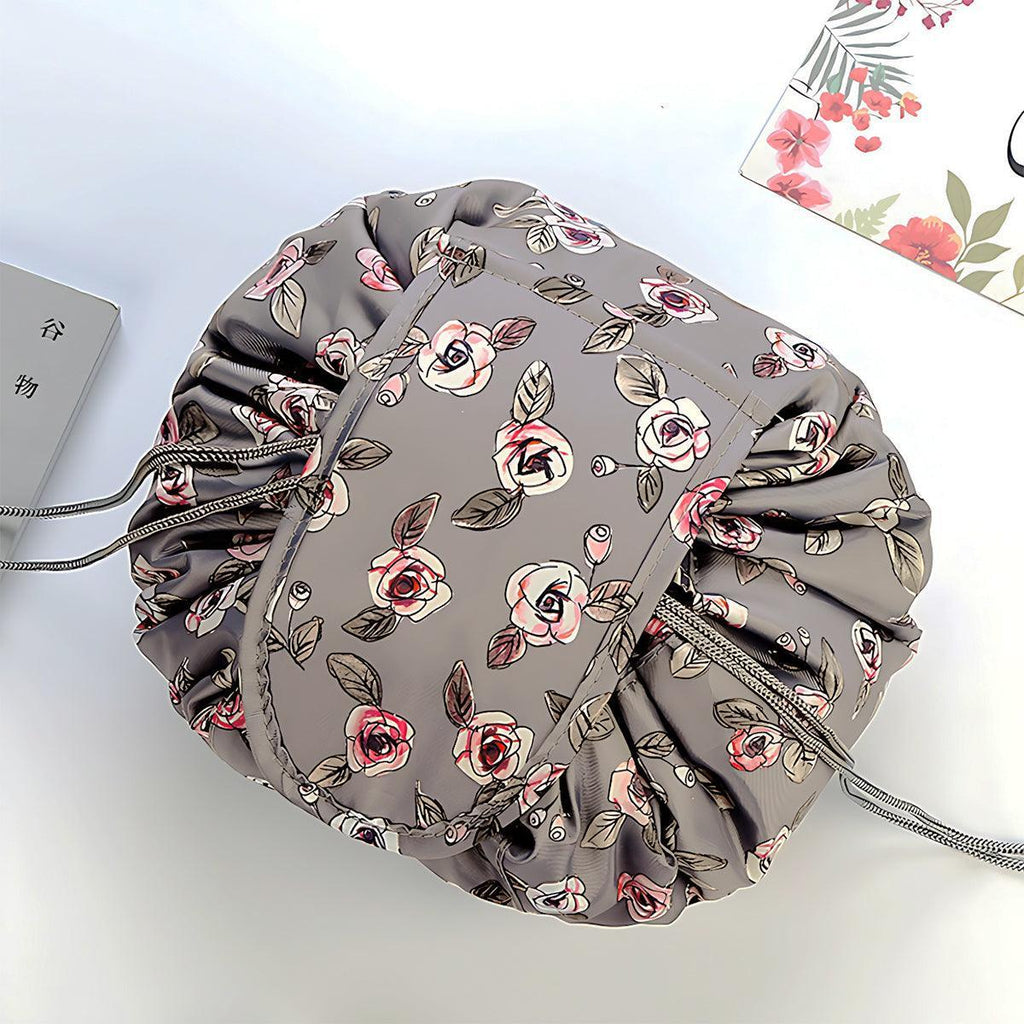 Drawstring Travel Makeup Bag with Prints | StorageOZ