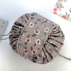 Drawstring Travel Makeup Bag with Prints | StorageOZ