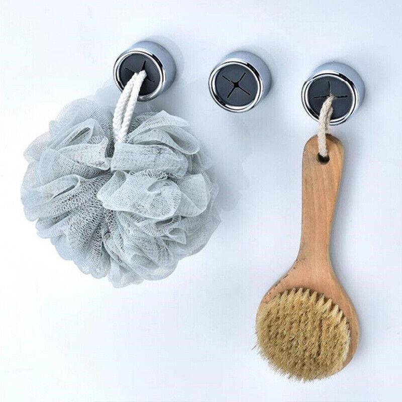 3 Pcs Adhesive Towel Holders Silicone Grip | StorageOZ