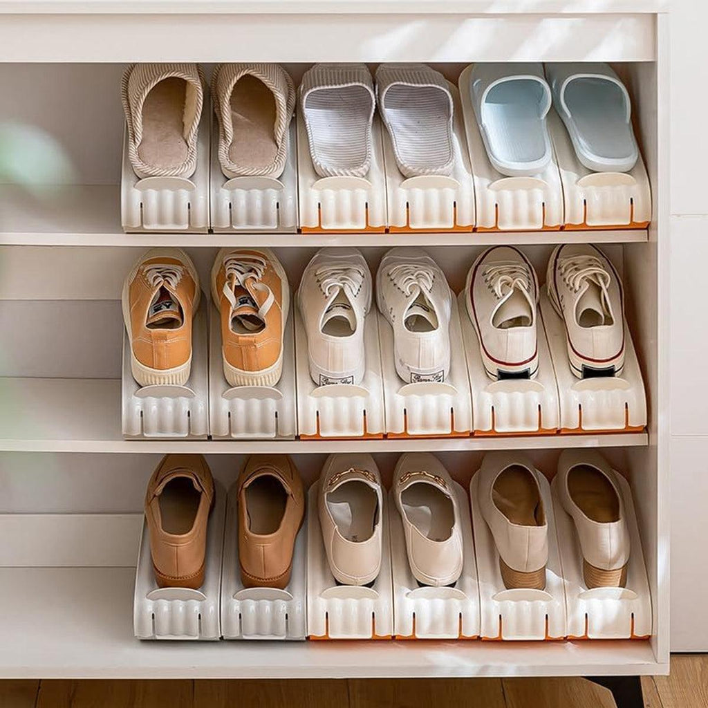 20 Pcs Double Layer Shoe Organisers Two Colours | StorageOZ