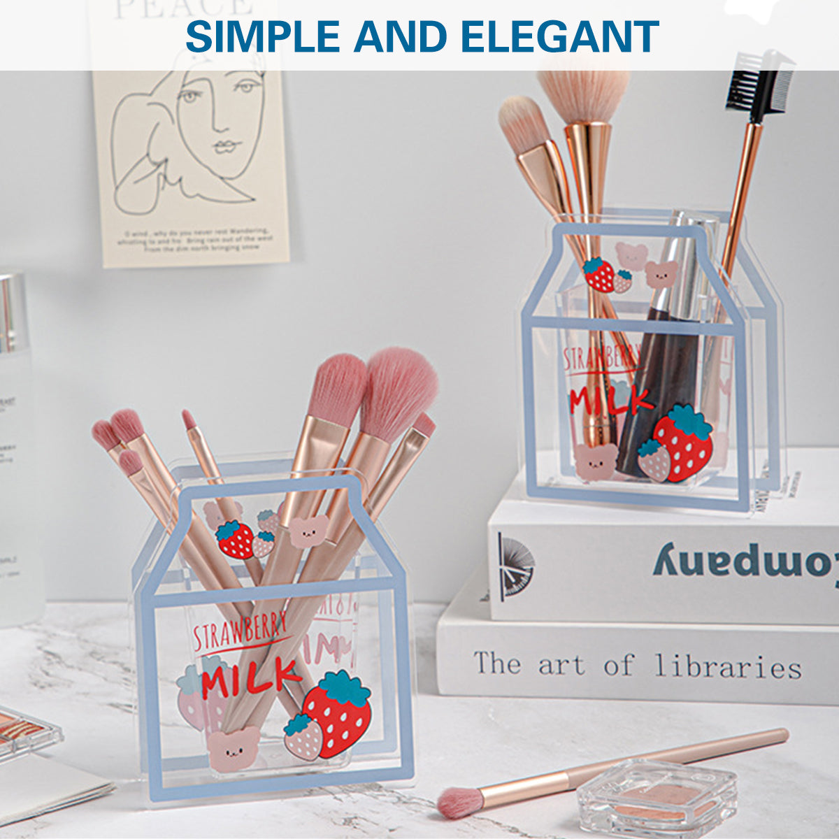 Bear Pen Holders Two Colours Desk Organiser | StorageOZ