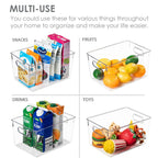5 Pcs Clear Desk Boxes Two Sizes Organiser | StorageOZ