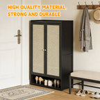 Black Entry Shoe Storage Cabinet Organiser | StorageOZ
