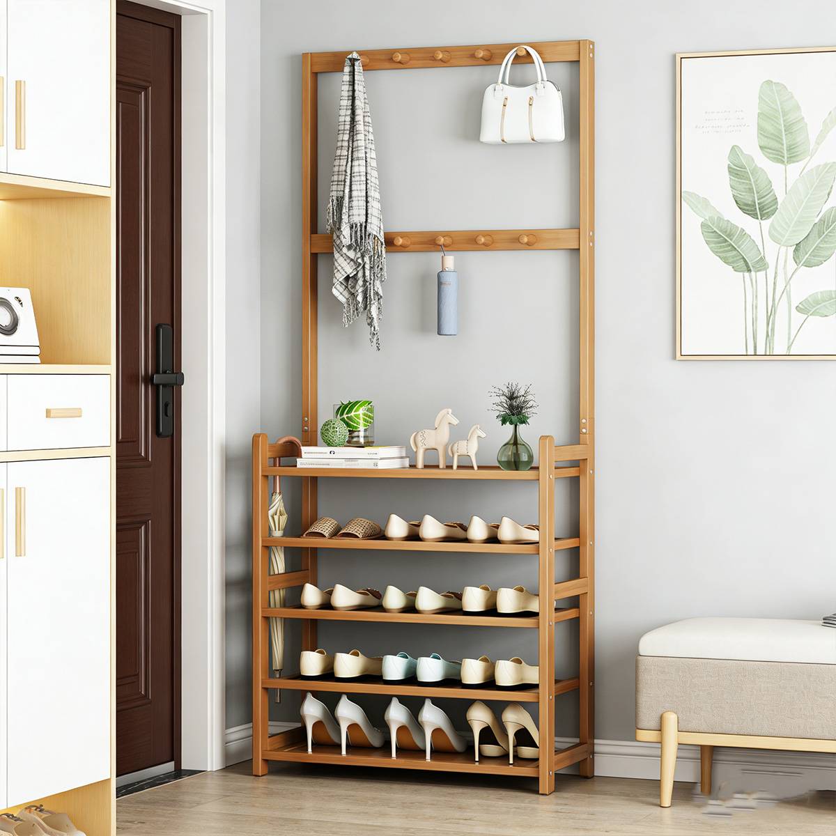 70cm Shoe Rack Entry Storage Organiser Set | StorageOZ