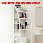 Over Toilet 4 Tier Bathroom Storage Rack White or Black