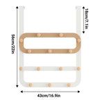 Over Door Hook Rack Two Colours Organiser | StorageOZ