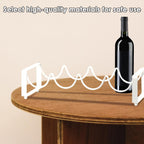 5 Bottle Iron Wine Rack Two Colours Rack | StorageOZ