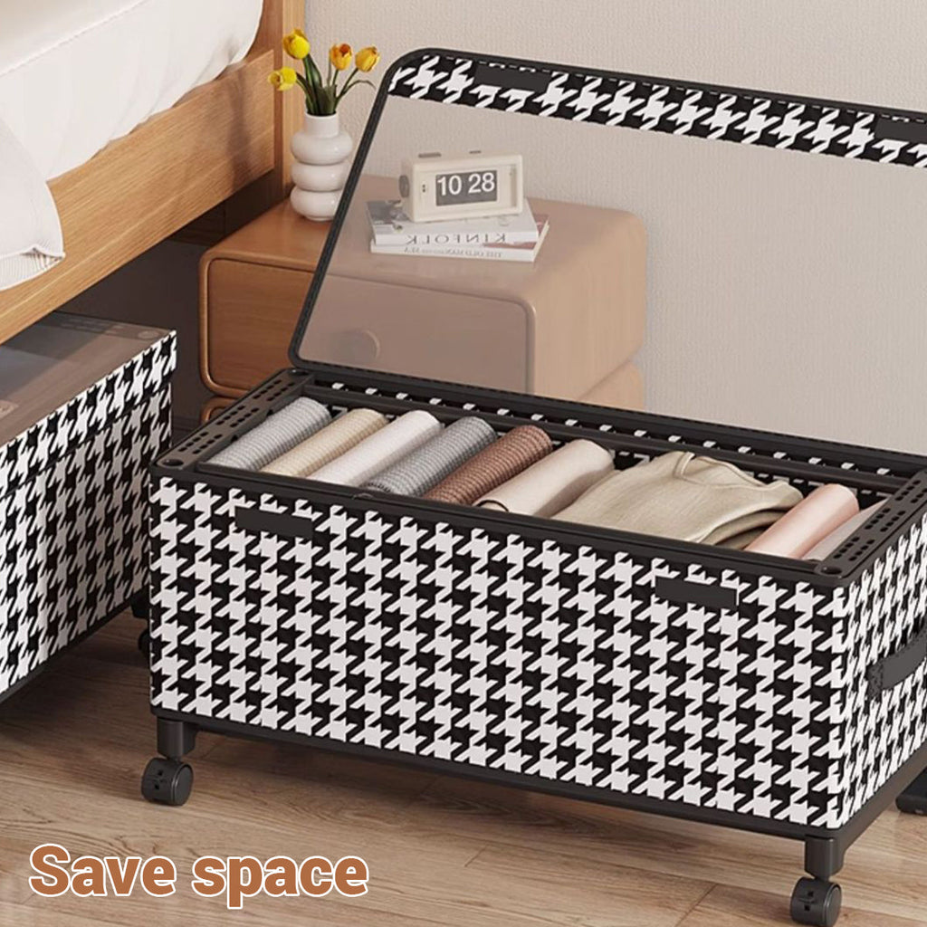 Wheeled Under Bed Storage Box Two Sizes Set | StorageOZ