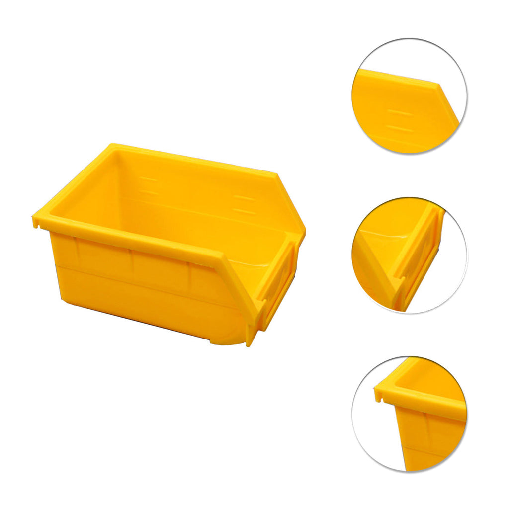 5 Pcs Yellow Hopper Parts Bins Set Organiser | StorageOZ