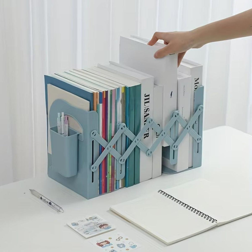 Expandable Book Stand Desk Rack Three Colours | StorageOZ