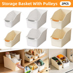2 Pcs Cabinet Storage Boxes Two Size Options | StorageOZ
