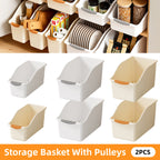 2 Pcs Cabinet Storage Boxes Two Size Options | StorageOZ
