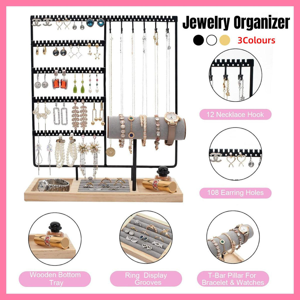 Jewellery Display Stand in Three Colours | StorageOZ