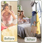 67 Inch Iron Tree Coat Rack Two Colours Set | StorageOZ