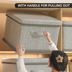 XL Foldable Clothes Box Two Patterns Set | StorageOZ