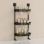 3 Tier Bathroom Wall Rack Two Colours Set | StorageOZ