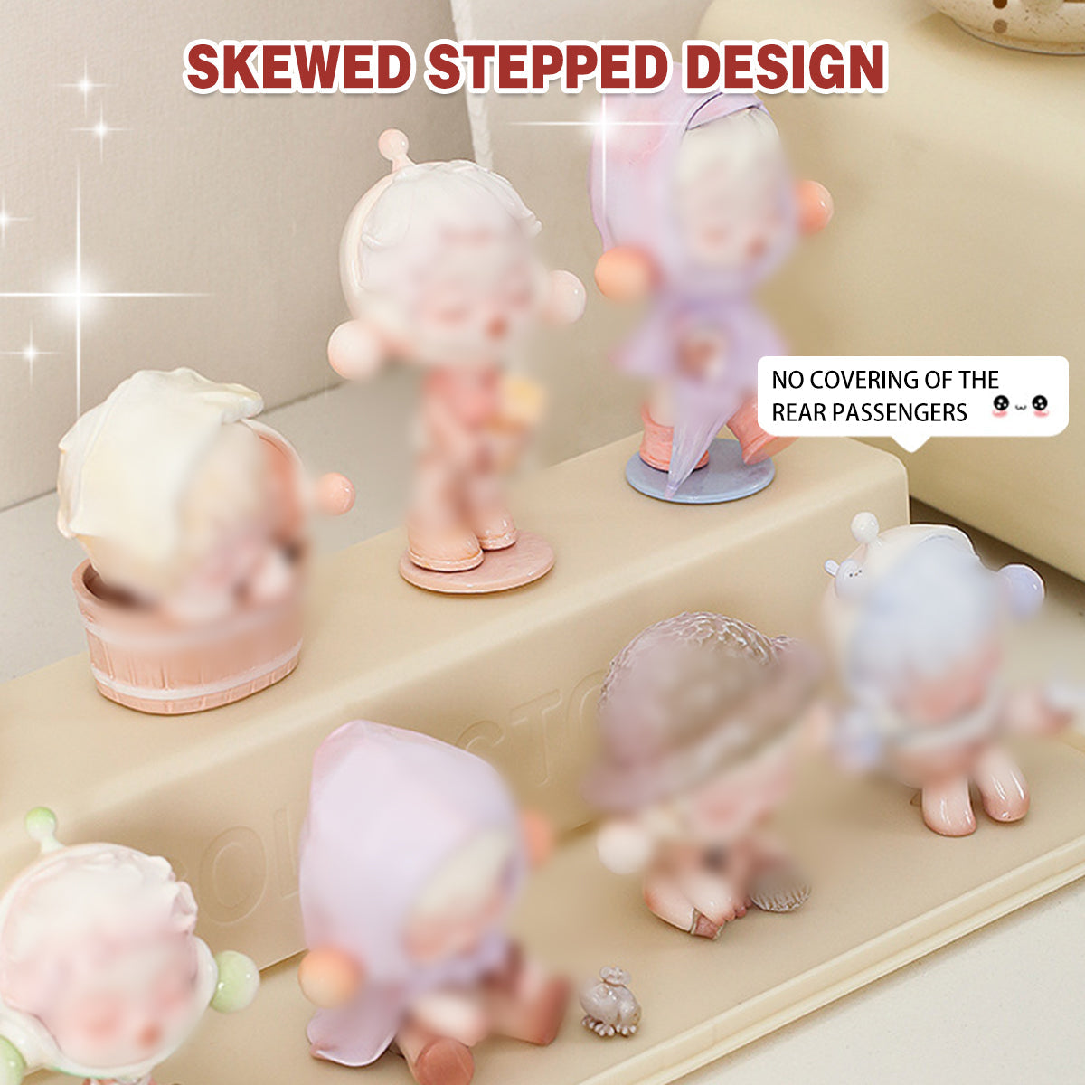 Clear Collectible Display Shelf Three Colours | StorageOZ