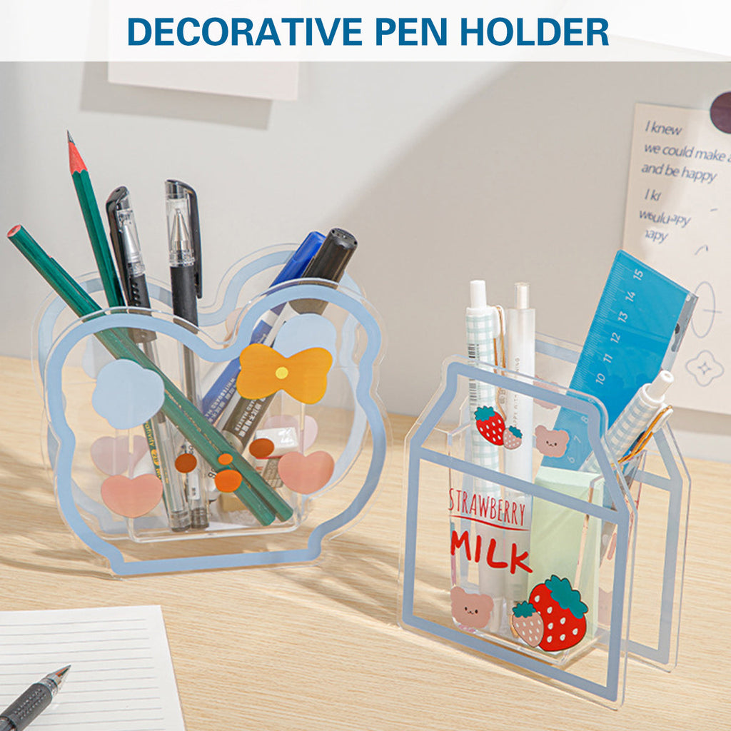 Bear Pen Holders Two Colours Desk Organiser | StorageOZ