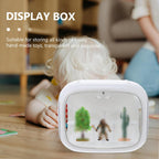 Capsule Display Storage Box Two Whites Set | StorageOZ