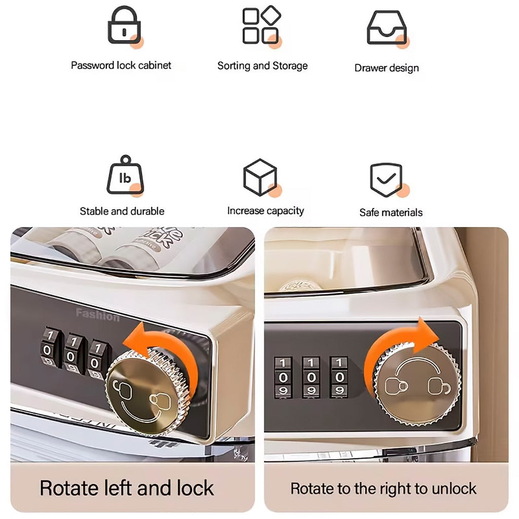 Lockable Desktop Drawer Cabinet Three Styles | StorageOZ