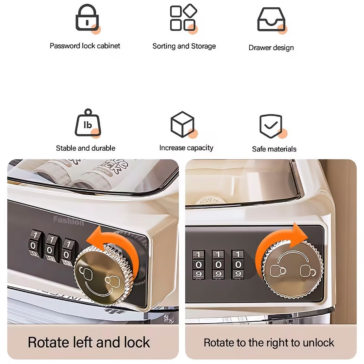 Lockable Desktop Drawer Cabinet Three Styles | StorageOZ