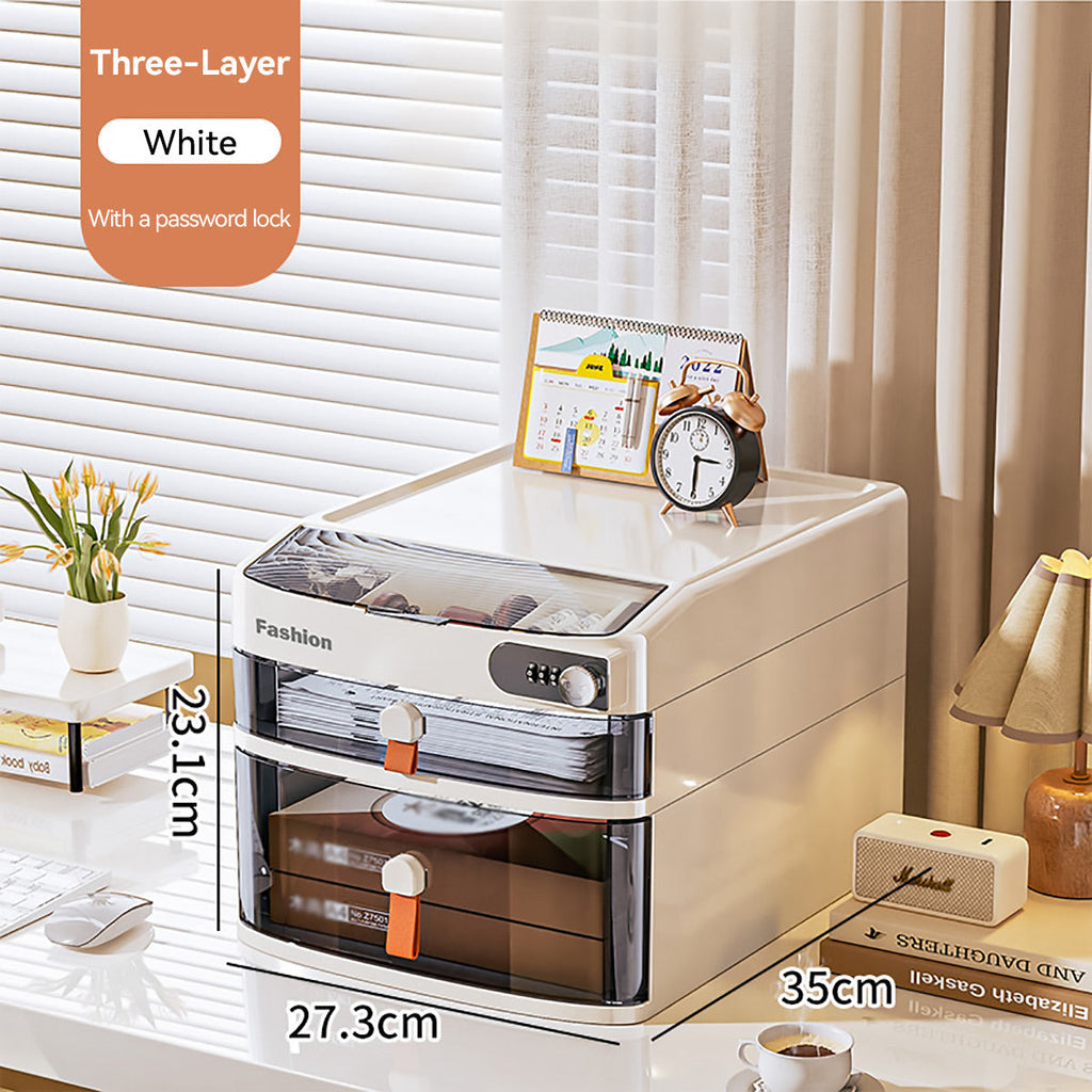 Lockable Desktop Drawer Cabinet Three Styles | StorageOZ
