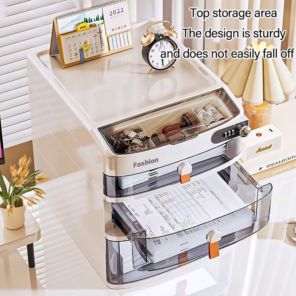Lockable Desktop Drawer Cabinet Three Styles | StorageOZ